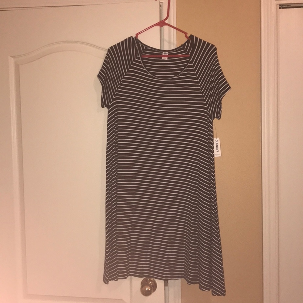 Striped tee dress